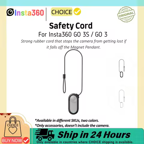 Insta360 GO 3S Magnet Pendant Safety Cord Anti-loss Rubber Case Rope Necklace For Insta 360 GO3S & G