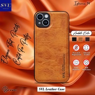 [ CUCI GUDANG ] Casing Hp For  Iphone  14  Case SVL Leather Casing Slim Softcase Kulit