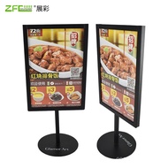 Advertising Stand Menu A4 Display Stand A5POP Color Display A3 Display Card Promotional Stand Metal 