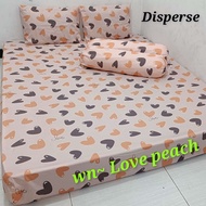 SPREI LOVE UNGU