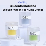 ATOJET Mini Vitamin C Shower Filter 3-Scent Set | Sea Salt • Green Tea • Lime Orange