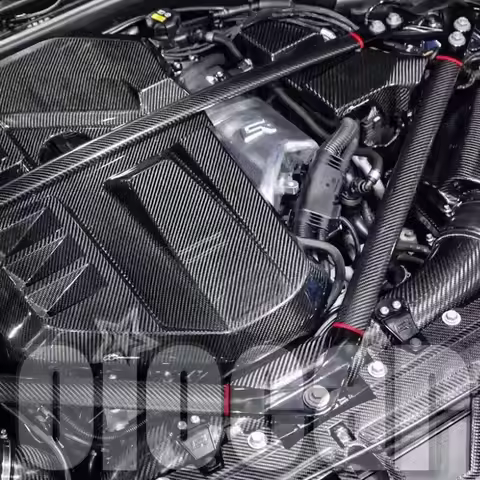 oiomotors V1 Lightweight Dry Carbon Front Strut Bar for BMW G87 M2 G80 G81 M3 G82 G83 M4