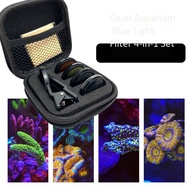TECHCHIP-Aquarium Smartphone Camera Lens Filter 4 in 1 Kit Yellow Orange Lens Filter for Coral Reef 