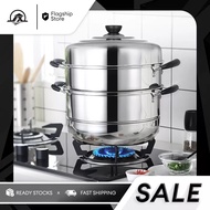 siomai steamer 3 Layers Steamer Stainless Steel Cooking Pots 28 Cm32Cm
