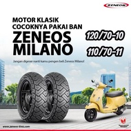 ZENEOS MILANO TUBELESS TIRES 120/70-10 & 110/70-11
