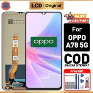 HP Original Oppo A78 5G Lcd Fullset Original Touchscreenhp For Glass Touch Screen Digitizer