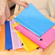 A4 and B5 Document File Folder with Zipper Plastic Mesh Folder