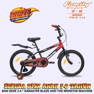 18in Family Inferno Boy BMX Sepeda Anak Laki-Laki Usia 5 -8 Tahun
