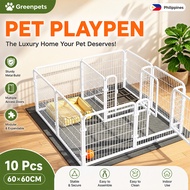 Greenpets Dog Cage Fence For Safety Playpen Adjustable Secure Lock Safety Playpen for Cats & Pets
