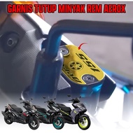 AEROX brake fluid cap acrylic Emblem AEROX acrylic Sticker