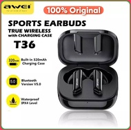 Awei T36 100% Original Bluetooth Earphone 5.3 Wireless Earbud