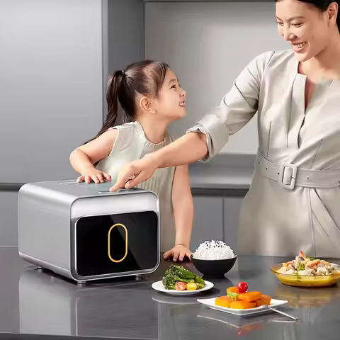 Real titanium liner uncoated rice cooker household IH multi-function 0 coating 3L/4L non-stick pan p