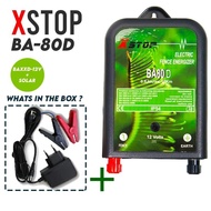 X STOP Fence Energizer Battery / AC DC / 240V 12V / Pagar Dawai Elektrik Kebun Ladang Rumah BA80 BA1