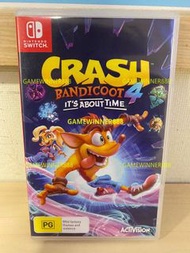 《今日快閃價》（中古二手）Switch NS遊戲 蠱惑狼4 古惑狼4 時空之旅 Crash Bandicoot 4 It's About Time 歐版英文版