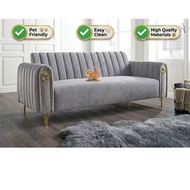 Mk 3+2+1 sofa line stylish and modern, sofa Murah,full set sofa,sofa ruang temu,sofa ring,modern sof