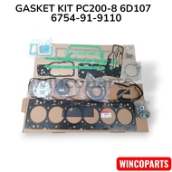 PACKING SET PC200-8 6D107 GASKET KIT PC200-8 6D107 6754-91-9110 6754919110