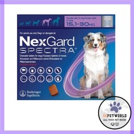 Nexgard Spectra for Large Dogs 15.1 to 30 Kg (Purple) 3 Chews (Expiry- Feb-25)