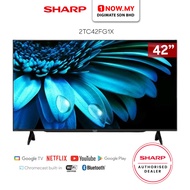 SHARP AQUOS 42" FG1X FHD Google TV 2TC42FG1X | Great Entertainment TV Pintar 智能电视