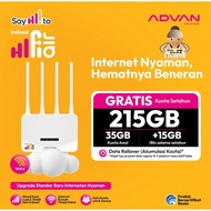 Advan Hifi Air V1 Pro Indosat Tri Bonus Free Quota Total 215 GB Modem WiFi Router 4G LTE
