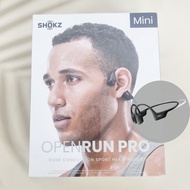 หูฟังออกกำลังกาย ไร้สาย กันน้ำ Bone Conduction Sport Headphones OpenRun Pro mini Black [SHOKZ®]