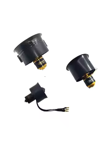 QX-MOTOR 6 / 12Blades fan Ducted Fan 30mm 64mm 70mm EDF with brushless motor for Jet Helicopter Dron