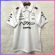 2025-26 Benz Apxgp Racing F1 Team Driver Polo White Shirt
