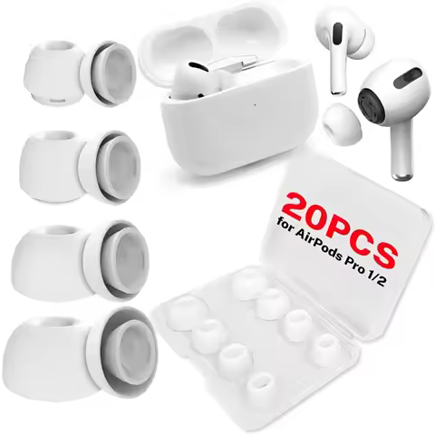 2-20Pcs Silicone Eartips Earplugs for Apple AirPods Pro 1st 2nd Generation Replacement Silicone Earb
