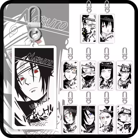 Anime NARUTO Sasuke Kakashi Itachi Acrylic Keychain Accessaries Car Bag Creative Bag Charm Friends F