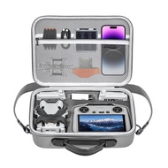 Mini 4 Pro Carrying Case, Portable Travel PU Leather Storage Shoulder Bag for DJI Mini 4 Pro Fly Mor