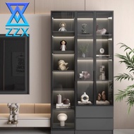 ZZX Display Cabinet Home Bookshelf Cabinet Study Room Overall Storage Cabinet