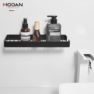 黑色浴室置物架免打孔壁掛收納架淋浴房洗手間花灑置物架瀝水架