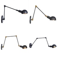 Industrial Folding Retro Loft Corridor Staircase Balcony Study Bedside Lamp Restaurant Bar Iron Long