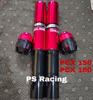 COVER SHOCK DEPAN PCX 150/160 + JALU AS DEPAN SARUNG SHOCK OHLIN PCX VARIASI PCX-MERAH