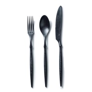ARAS EIRAS 3-Piece Cutlery Set - Dishwasher Safe, Made in Japan, Durable Tritan Plastic, Taste-Frien