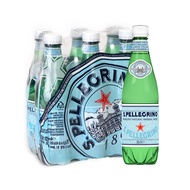 San Pellegrino Sparkling Natural Mineral Water, 500ml Plastic Bottle (Pack Of 6)