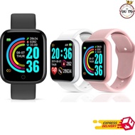 D20 Y68 Bluetooth Smart Watches Fitness Tracker Smart Bracelet Blood Pressure Monitor