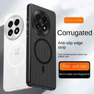 For OnePlus 13 13T  13S Case Hard PC Transparent Magnetic Wireless Charging Anti-slip Protective Bac