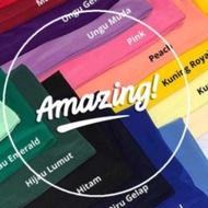 #TSCAIN# TUDUNG SEKOLAH AWNING LEMBUT -HIJAU LUMUT-MAROON-PINK-BROWN-OLIVE