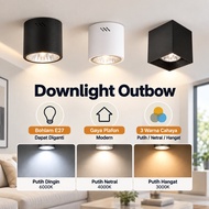 CHENBEN 3 Color Changing Surface LED Downlight E27 Bulb Replaceable Size 4/s5/s6 Home Decoration Lig