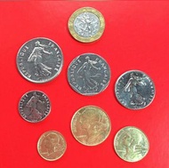 舊  法國錢幣 ８枚 合售不散  #法國法郎