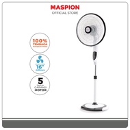 Maspion Stand Fan Kipas Angin Berdiri 16 Inchi F 1625 RC / Kipas Maspion Putar 360°