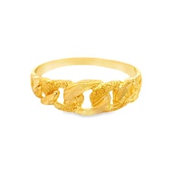 Top Cash Jewellery 916 Gold Small Width Cowboy Ring