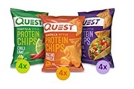 Quest Nutrition 玉米餅蛋白質片32g tortilla Style Protein Chip Chili Lime, Nacho Cheese, Loaded Taco