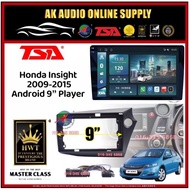 1K Screen 2+32GB 4G 8-CORE🆕TSA Honda Insight 2009 - 2015 Android 9'' inch DSP/QLED/CARPLAY Car Playe