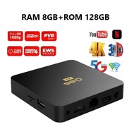 กล่องทีวี Q96Max 4K/HD รองรับ กล่อง Android TV รองรับ Netflix/Disney ได้  RAM 16GB+ROM 256GB  แถมรีโ