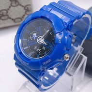 Jam Tangan Sport Wanita Pria Remaja Terbaru Strap Rubber