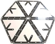 TX GIRL 6pcs/lot Billiards Pool Magic Ball Rack Holder Sheet Ball Invisible Rack Sheet 2 1/4 Inch Bi