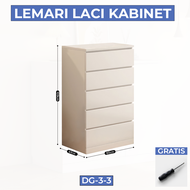 Lemari Laci Kayu Laci Susun 5 Laci Lemari Pakaian Laci Minimalis Serbaguna Drawerd Laci DG-3