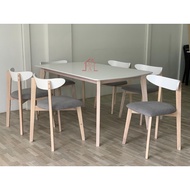 [1+6] GF X5 DINING ROOM SET/ dining table/ meja makan