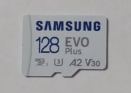 Samsung EVO Plus UHS-I U3 V30 128GB microSDXC 記憶卡一枚